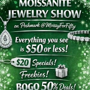 ***SAT NIGHT Feb 7th 7:30pm EST***Moissanite $50 Or Less***
